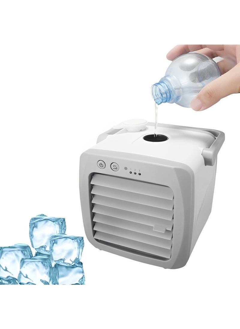 REOCLE Portable Air Conditioners Evaporative Air Cooler 200ML Small Quiet Mini Air Conditioner Cooling Fan for Room & Office & Desk & Camping  - Image 4