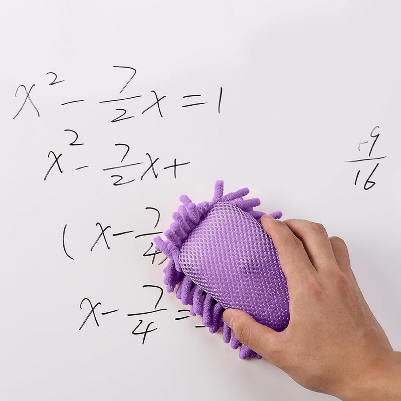 Mr. Pen Microfiber Shag Whiteboard Erasers, 4-Pack - Washable & Magnetic - Image 4