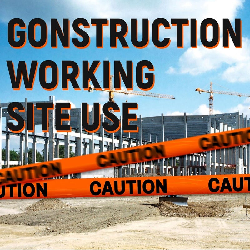 TopSoon Caution Barricade Tape Non-Adhesive Barrier Tape Construction Halloween Party Decoration (2Pack Orange Caution,1000ft) - Image 5