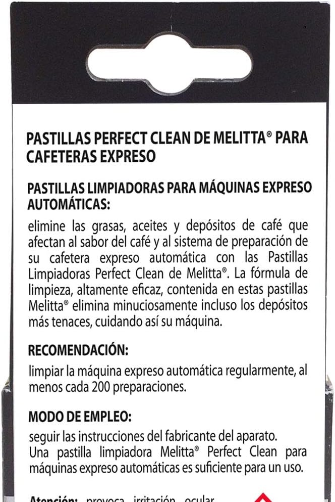 Melitta Perfect Clean Tabs Coffee Machine Cleaning Tablets for Espresso Machines, 1.8g x 4 Tablets - Image 1