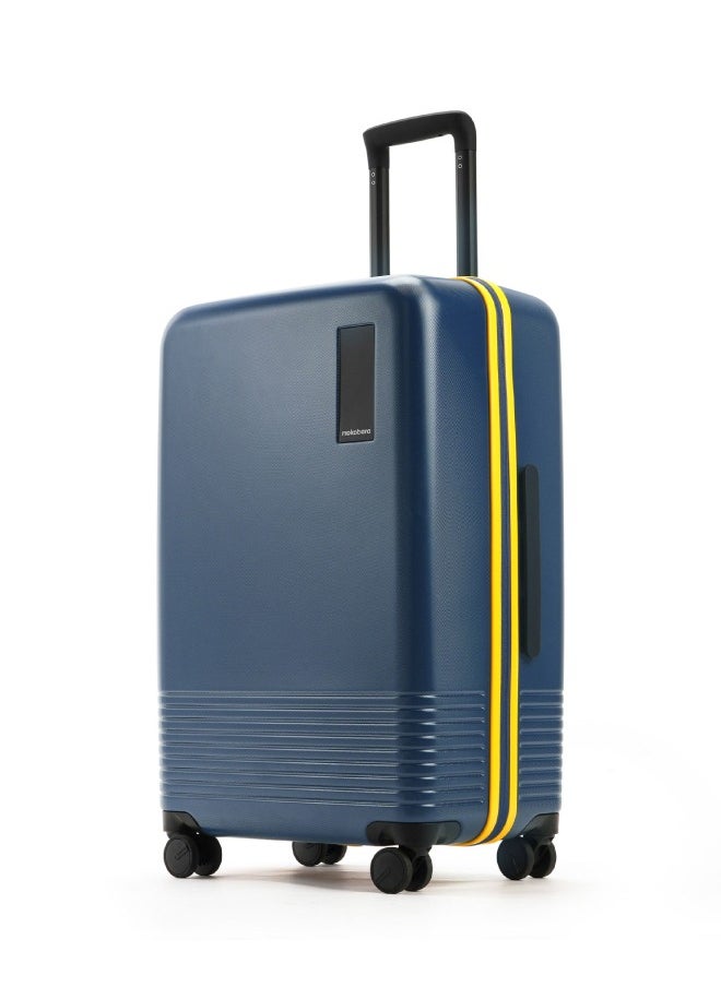 Mokobara MOKOBARA The Check-in Luggage Hardsided 8 Hinomoto Wheels Medium Trolley (Blue)  - Image 1