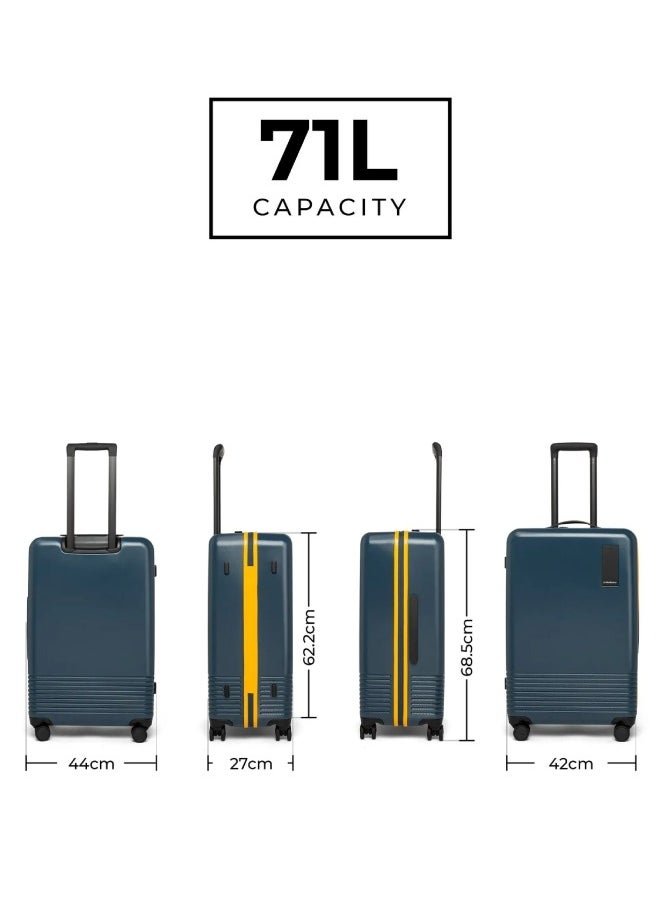 Mokobara MOKOBARA The Check-in Luggage Hardsided 8 Hinomoto Wheels Medium Trolley (Blue)  - Image 5