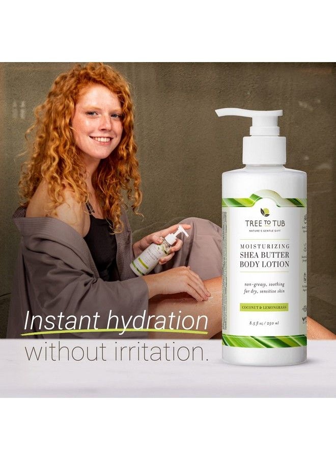 Tree to Tub - Moisturizing Lotion Hydrating Lotion For Sensitive Skin With Coconut And Lemon Grass… - Image 1