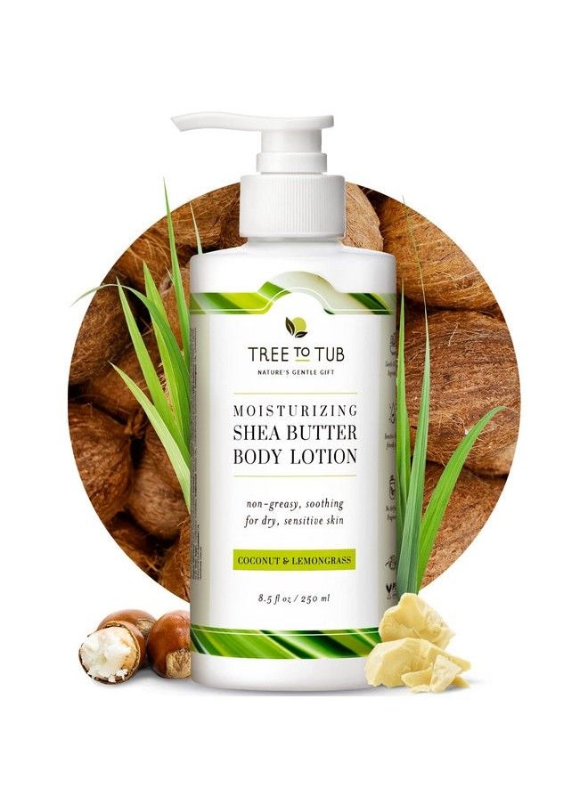 Tree to Tub - Moisturizing Lotion Hydrating Lotion For Sensitive Skin With Coconut And Lemon Grass… - Image 1