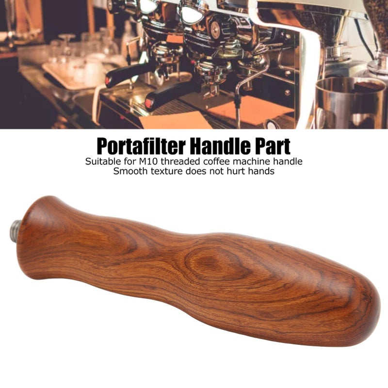 M10 Coffee Portafilter Handle Solid Wood Ergonomic Grip For Cafe And Home - Image 5