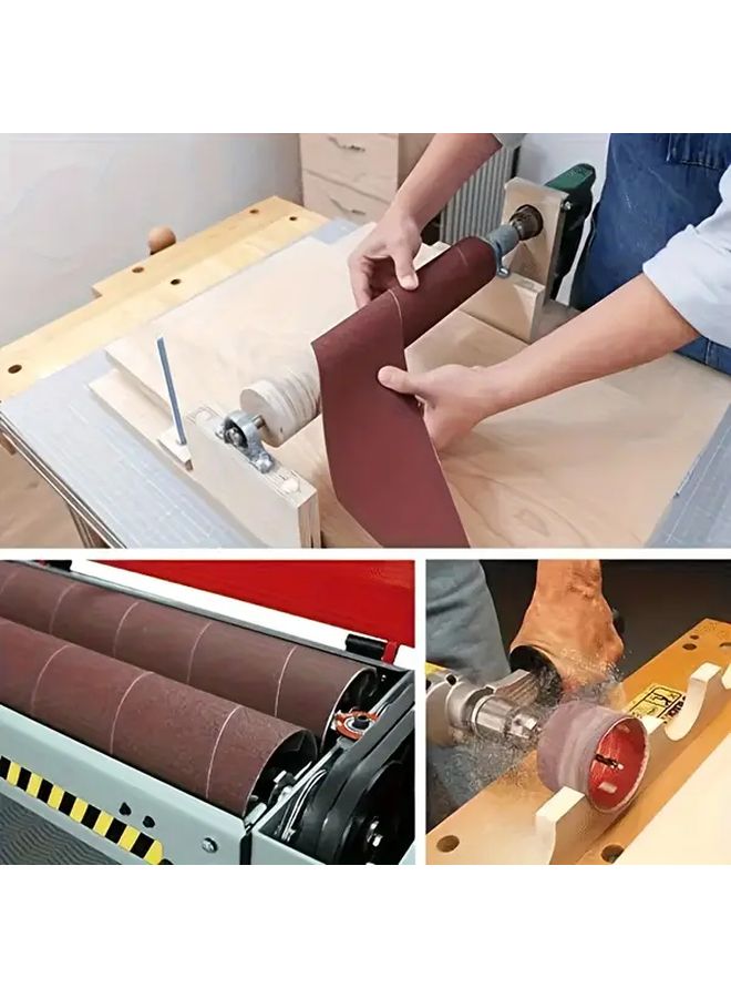 180 Grit Sandpaper Roll 3 58 x 118 Inches High Adhesion Dry Wet Sanding For Wood Metal Auto - Image 3