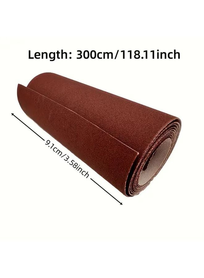 180 Grit Sandpaper Roll 3 58 x 118 Inches High Adhesion Dry Wet Sanding For Wood Metal Auto - Image 4