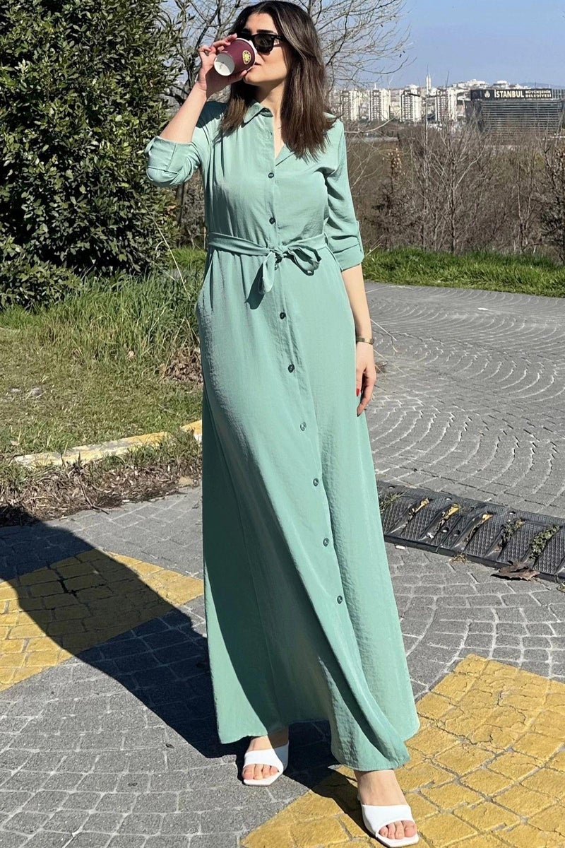 Weshaya Dress Women Mint green - Image 2