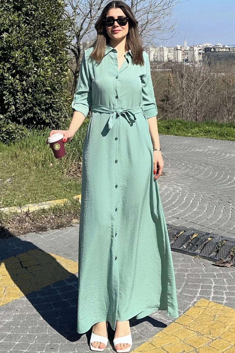 Weshaya Dress Women Mint green - Image 1