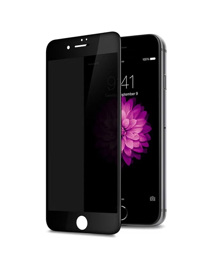 TWEGGON Privacy Anti-Spy Glass Screen Protector For Apple iPhone 7/8 3D Tempered Glass 9H Hardness Full Covered (Black) 