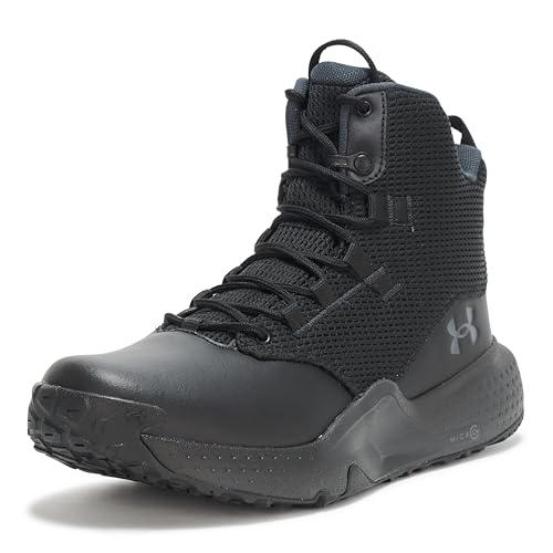 Under Armour Men's Micro G Stellar Mid, (001) Black/Black/Anthracite, 10.5, US - Image 5