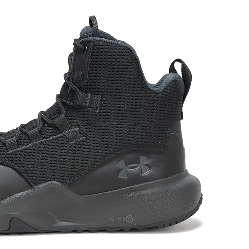 Under Armour Men's Micro G Stellar Mid, (001) Black/Black/Anthracite, 10.5, US - Image 4
