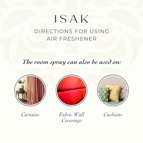 ISAK Green Woods Air Freshener Room Spray for Home Spray for Good Smell with Fresh Grass & Woody Cedarwood notes, Enhance Mood, Scented Air Freshener used on Curtains, Cushions, Fabric Wall - 50 ml - Image 5