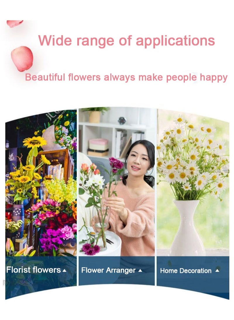 Apustim 20 Packets Of Flower Preservative Nutrient Solution，Transparent，Concentrated，Suitable For Flower Arrangements And Bouquets，Mix With Water，Ideal For Florists And Home Use（5g）  - Image 4