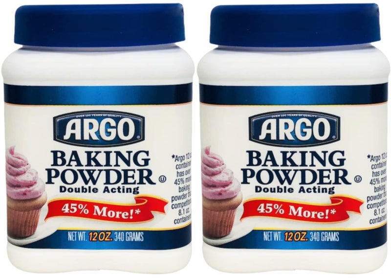 Argo Baking Powder - 12 oz, Pack of 2 - Image 1