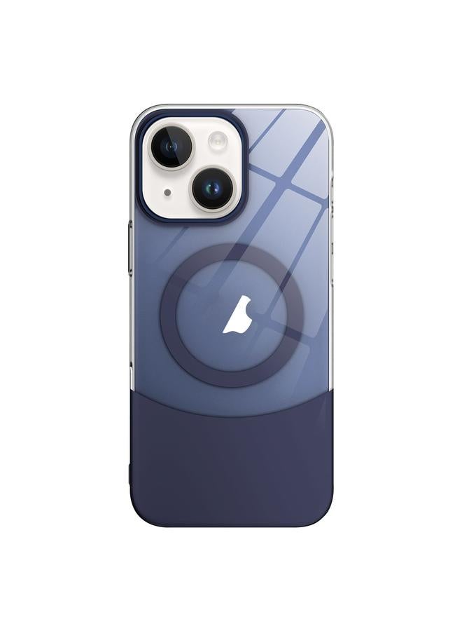 اس-توب جراب هاتف شفاف من MagSafe PC رفيع بلون متباين لهاتف iPhone 14 - Image 1