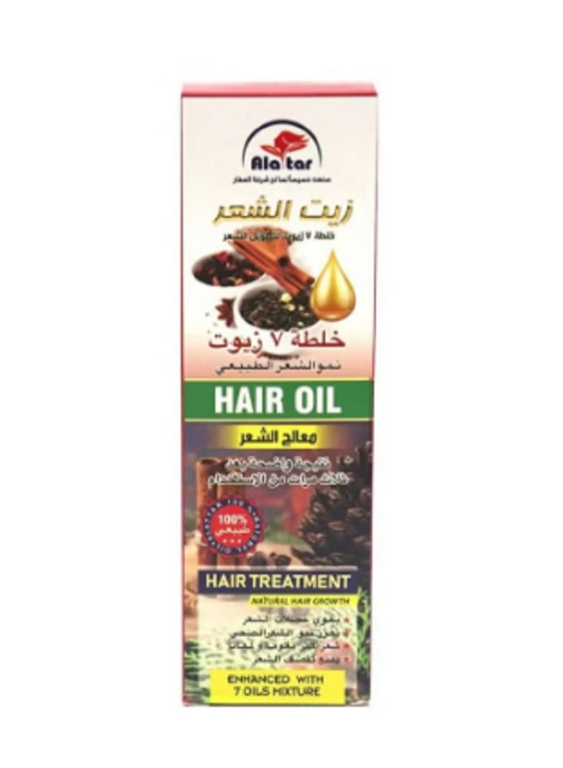 زيت شعر 7 خليط زيوت زبدة لعلاج الشعر 130 مل