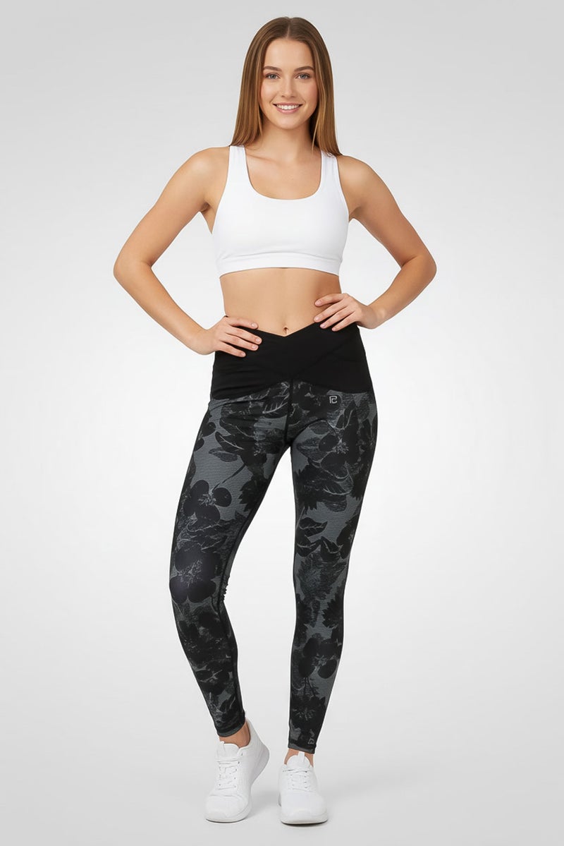 Body Language Women Sportswear Fit Training Chloe Capri Leggings, Multicolor - Image 4