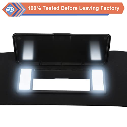 ZONFANT Sun Visor with Upgraded Bright LED Lights, A Pair Left Driver & Right Passenger Side Sun Visors Compatible with Chevy Vehicle 1997-2004 Corvette C5, Replace#10442033 10442034 - Image 5