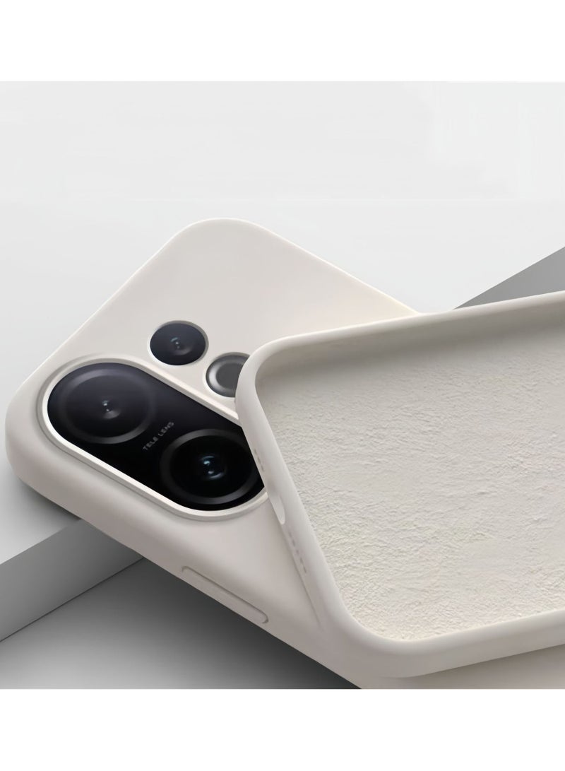 general Case Compatible with VIVO X200 FE 2025, Liquid Silicone Gel Rubber Bumper Case with Soft Microfiber Lining Cushion Slim Shockproof Anti-drop Cover - Image 2