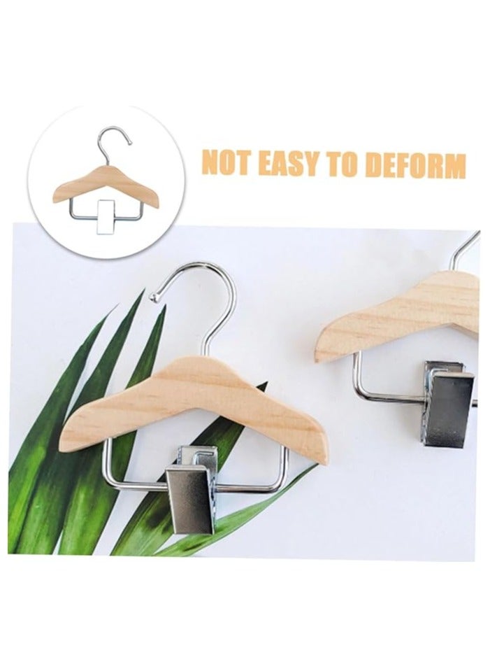 MIRFA Pet Clothes Mini Hangers - Light Wood (Pack of 2) - Image 4