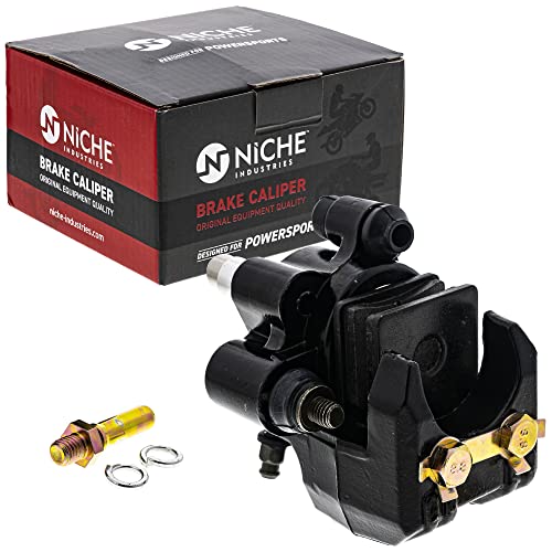 NICHE Brake Caliper Assembly for Honda Fourtrax Yamaha Raptor 250 K Banshee 350 Kawasaki KFX400 YFZ450 5YT-2580W-10-00 - Image 1