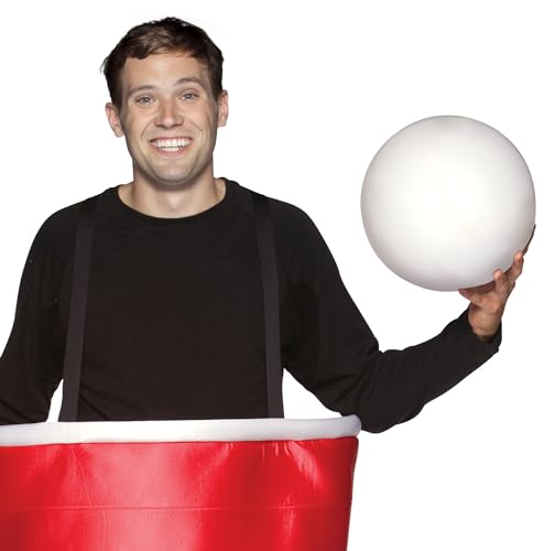 Rasta Imposta Beer Pong Cup Costume, Red, One Size - Image 3