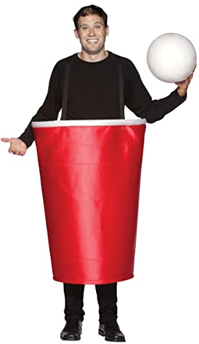Rasta Imposta Beer Pong Cup Costume, Red, One Size - Image 1