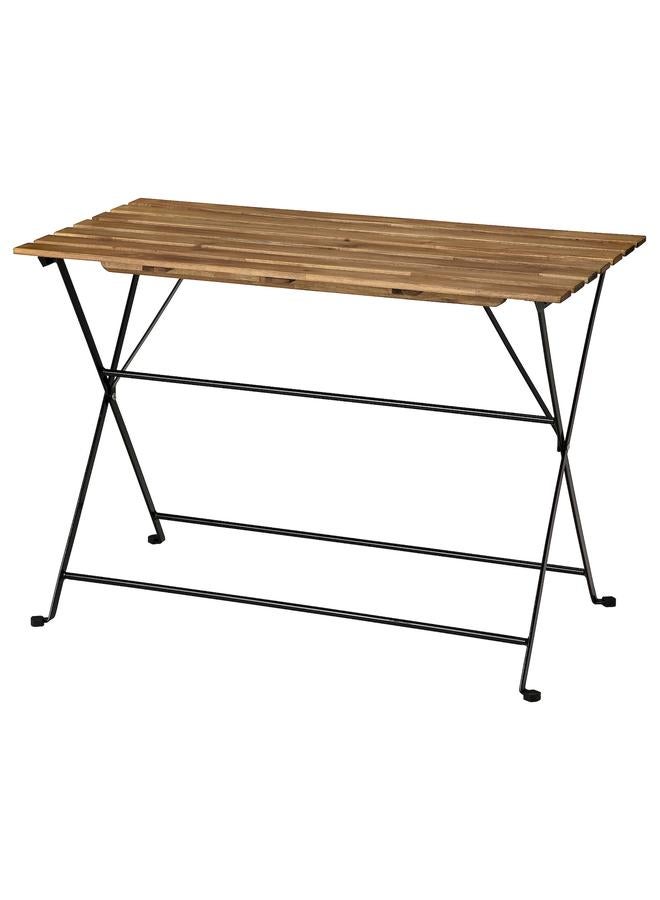 زبون طاولة خارجية، مصبوغة باللون الأسود/البني الفاتح، 100×54 سم - Image 1