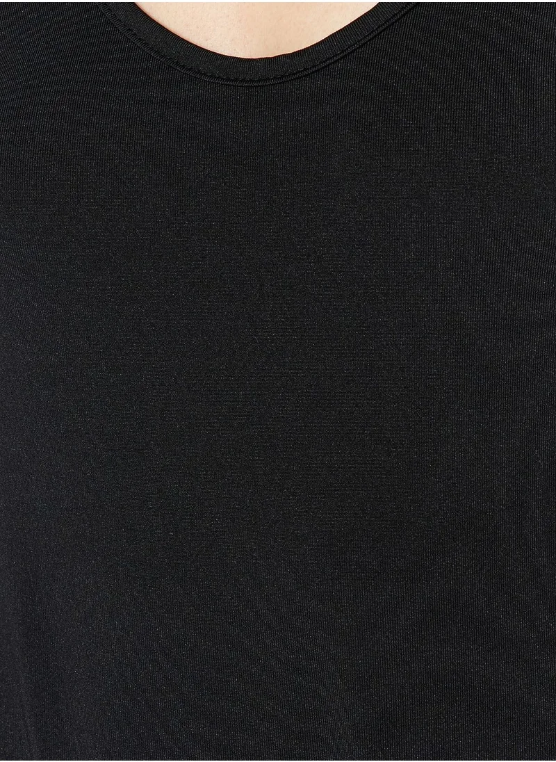 trendyol Low Cut Out Back Knitted Top