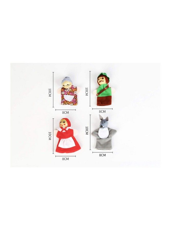 Little Red Riding Hood Finger Puppet Story Toy, Storytelling Theater Doll For Toddlers Kids (Little Red Riding Hood)  - Image 4