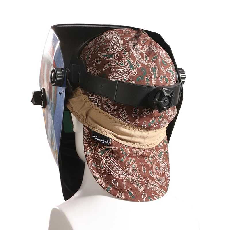 Fullsheild Reversible Welding Cap OneSize Flame Resistant Cotton Welder Hat Hood FR High Crown 3 pcs - Image 5