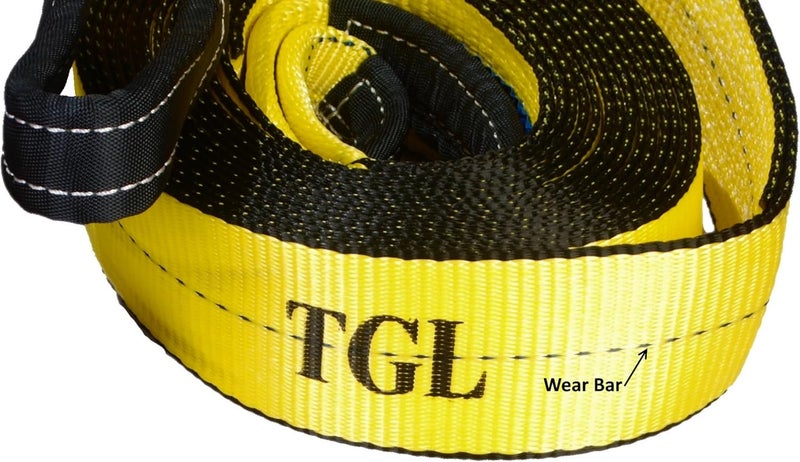 TGL Heavy Duty Tow Strap with Loops, 3" x 20', 30,000 lb Break Strength, Reinforced Loops - Emergency Strap for Truck, UTV, ATV - Compatible with Jeep Accessories, Ford, Toyota. - Image 5