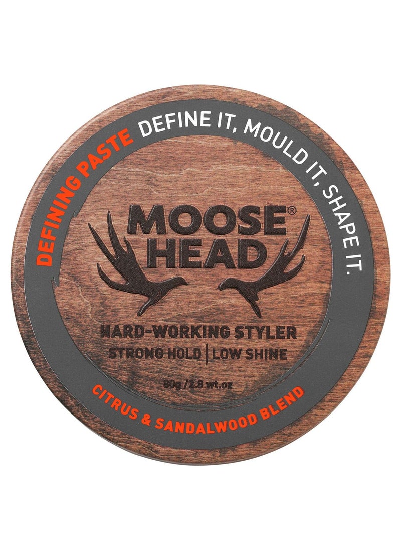 MOOSE HEAD - Moosehead Hair Styling Defining Paste 80g - Image 1