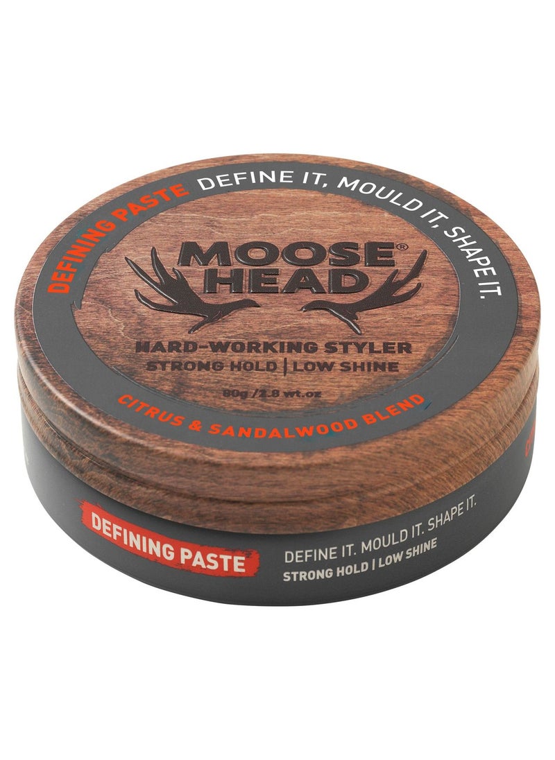 MOOSE HEAD - Moosehead Hair Styling Defining Paste 80g - Image 1
