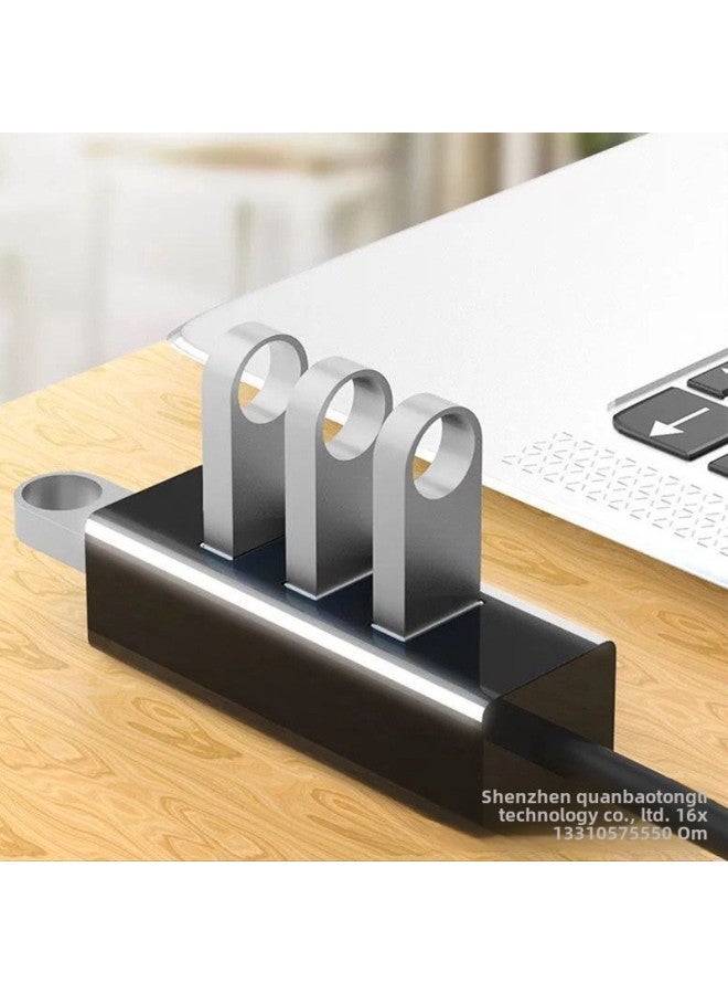 4-port Usb 2.0 Hub Splitter Expander Mini 4-port Usb Hub One-to-four Data Transfer High-speed Connection Digital Computer-Number Of Interfaces:usb2.0 White Small Four 15cm (bag)  - Image 4