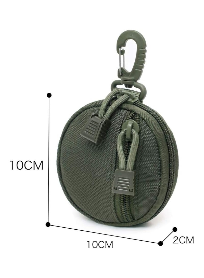 Oasisgalore Small Molle Pouch Accessories Tactical Bag Case as Coin Purse Keychain - Image 3