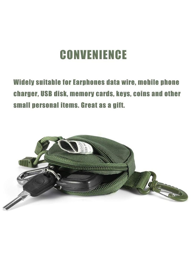 Oasisgalore Small Molle Pouch Accessories Tactical Bag Case as Coin Purse Keychain - Image 4