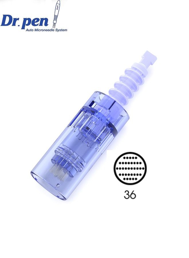 Dr.pen Derma Ultima A6 Replaceable Cartridges 36Pins Needle 10 Pcs Blue 8cm - Image 2