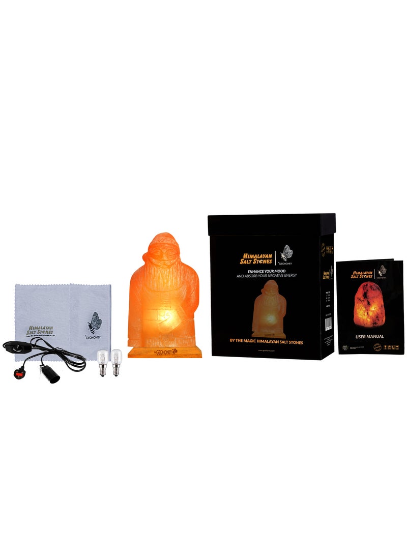 Geohoney - Himalayan Salt Lamp Santa Claus - Image 5