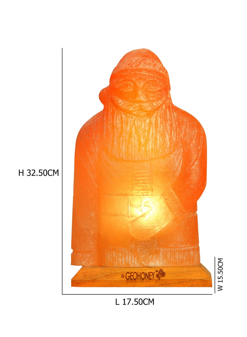 Geohoney - Himalayan Salt Lamp Santa Claus - Image 3