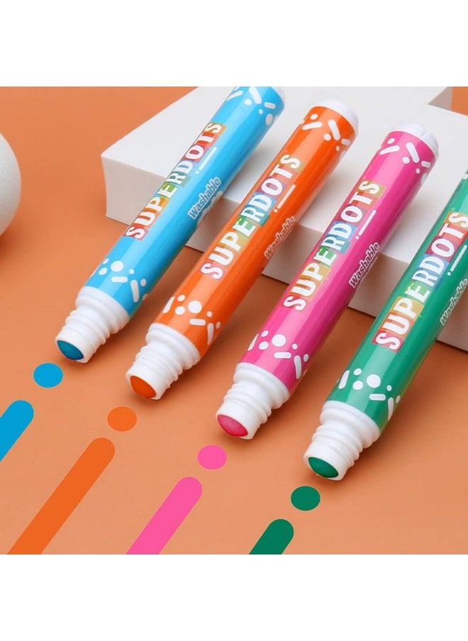 deziine deziine�10 Colors Washable Dot Markers for Toddlers and Kids� Bingo Daubers Dot Paint Toddler Art Supplies.  - Image 5