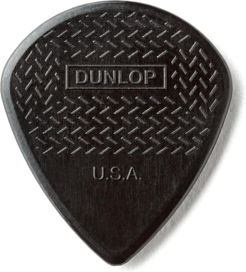 Jim Dunlop Max-Grip® Jazz III Guitar Picks - Black 'Stiffo', 6-Pack - Image 3