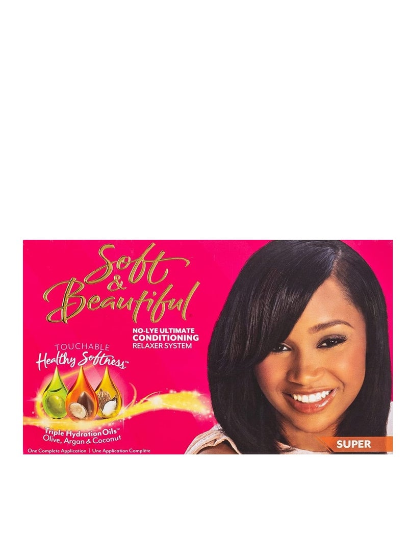 Soft & Beautiful No-Lye Ultimate Conditioning Relaxer Super Pack  - Image 1