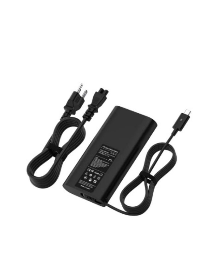 Terabyte New Laptop Charger 90W watt USB Type C(USB-C) AC Power Adapter Include Power Cord for Dell XPS 13，Precision 3540,Latitude 3400,3500, 5289,5300 2in1,7400 2in1,7300, 7390 2in1, 7200 2in1,5400,0TDK33 - Image 1