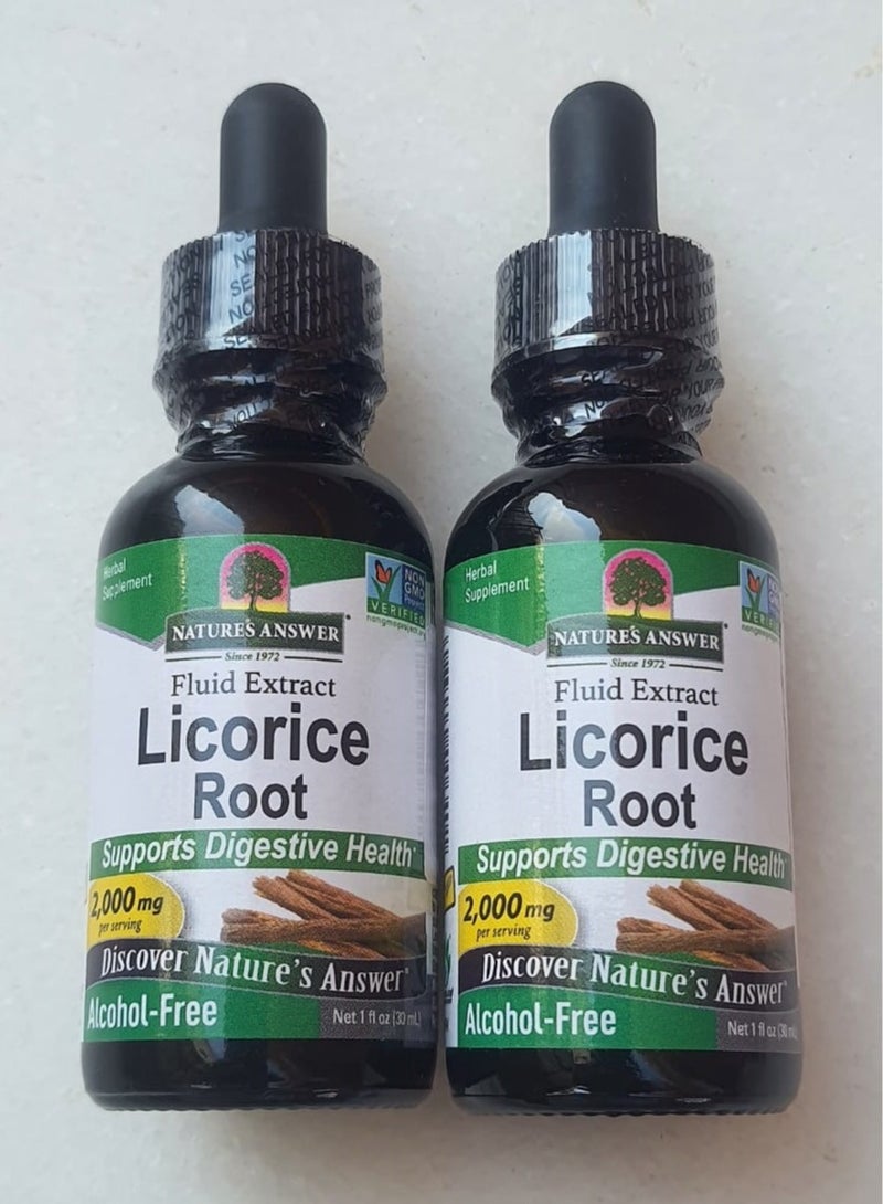 NATURE'S ANSWER Original Licorice Extract 30ml (2 packs) - Image 1
