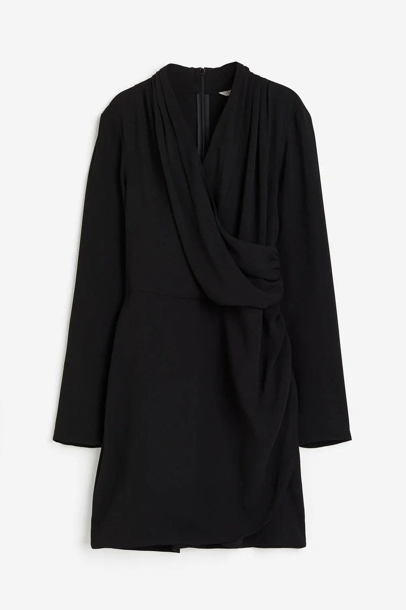 H&M Draped Neck Dress