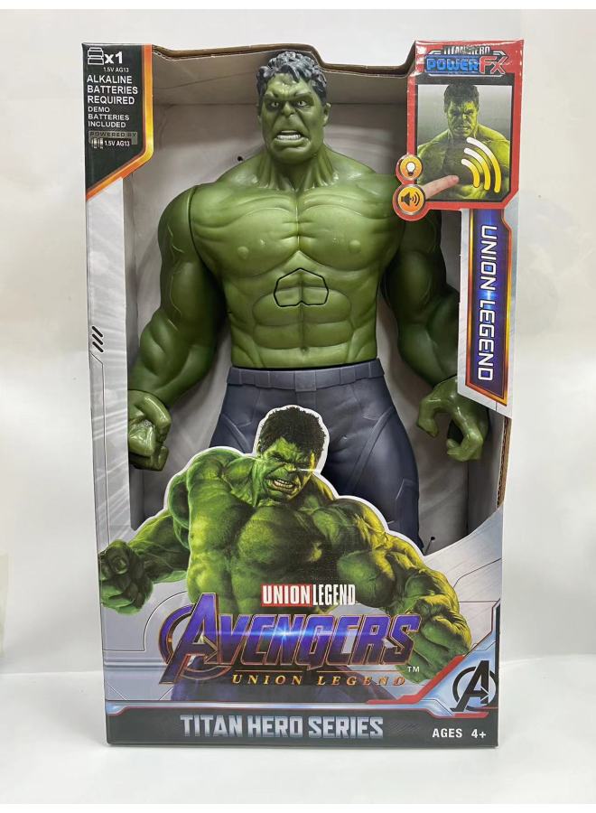 12-inch 30cm Avengers Toy Spider-Man Iron Man And Other Multi-joint Movable Luminous Sound-Color:Mask Thor - Image 4