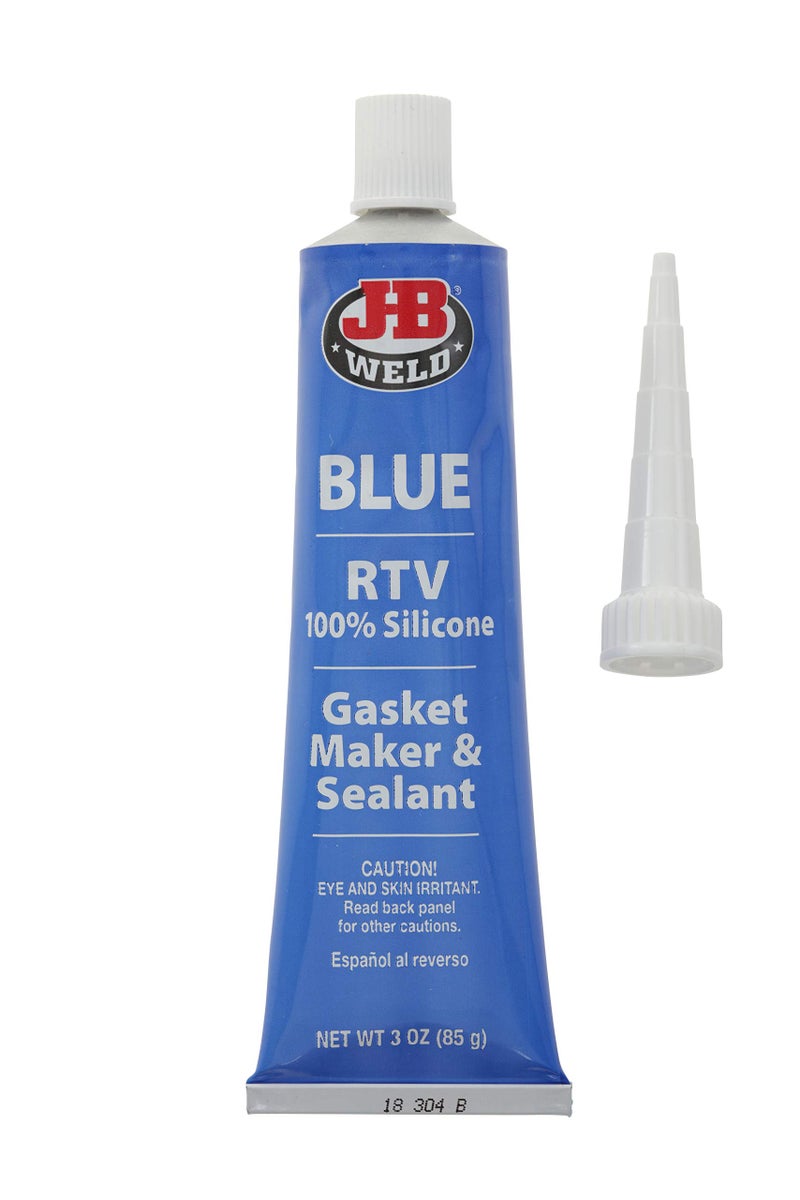 J-B Weld 31316 RTV Silicone Gasket Maker and Sealant - 3 oz. - Blue - Image 2