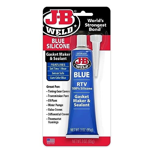 J-B Weld 31316 RTV Silicone Gasket Maker and Sealant - 3 oz. - Blue - Image 1